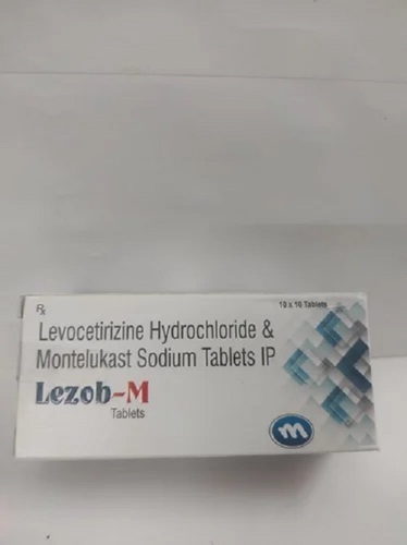Levocetirizine Hydrochloride Montelukast Sodium IP Tablets - Prescription Medicines, For Hospital and Clinic Use, Cool And Dry Storage Required