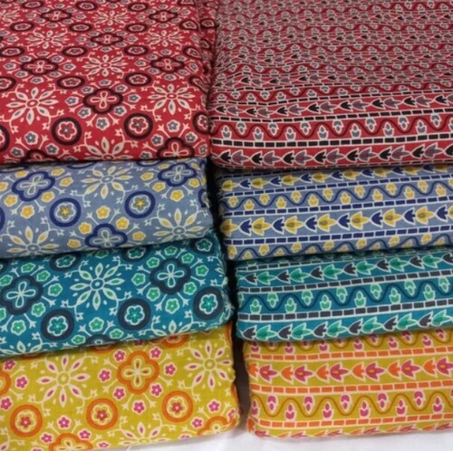 Multicolor Cotton Print Fabric