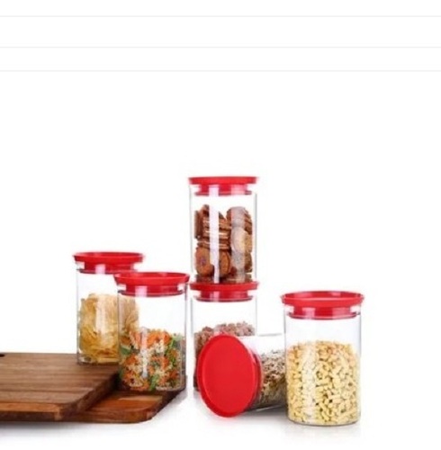 Plastic Airtight Kitchen Storage Round Container - Plastic, Transparent, Round | Leak Resistance, Quality Tested, Delivered within Committed Time Frame