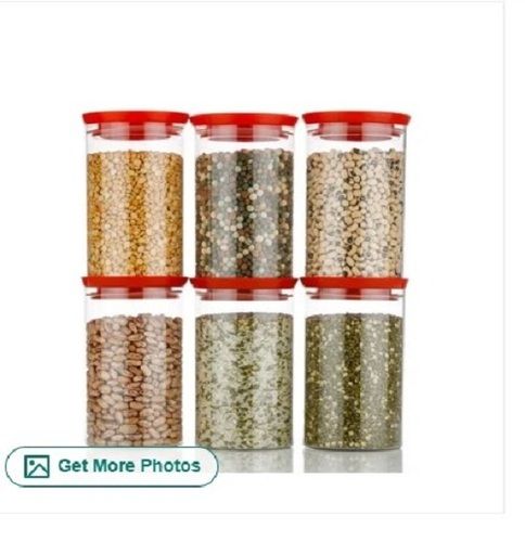 Plastic Airtight Kitchen Storage Round Containers