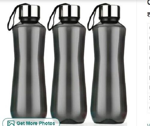 Plastic Water Bottle - 1 Liter, Crack Resistant Plastic , Lightweight & Durable for Beverage Use