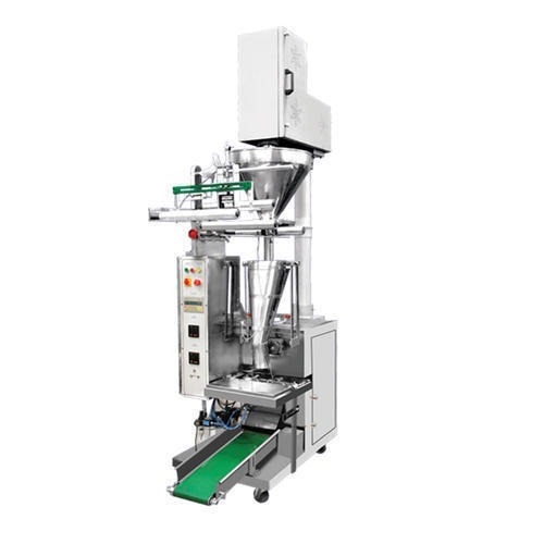 Pouch Packaging Machine - Stainless Steel, Silver Color | Electric Drive, Automatic with PLC Control, Durable and Energy Efficient