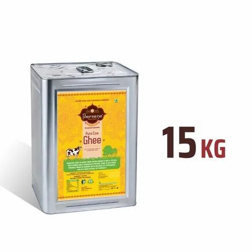 Pure Desi Ghee - 100% Pure Liquid, Premium Quality Vegetarian Ghee, Preservative-Free, Nutrient-Rich Source of Calcium, Potassium, Vitamins, & Proteins