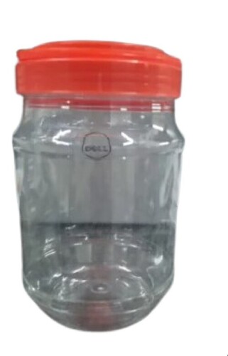 Transparent PET Jar - Various Sizes, Rigid Hardness, Leak Resistant, Lightweight, Crack Resistant Material