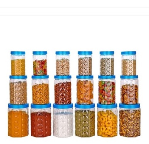 Transparent Round Plastic Container 350ml - Plastic Material