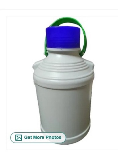 1 Litre HDPE Pharmaceutical Can - HDPE Material, Various Sizes, White Color | Leak Resistant, Plain Pattern, Timely Delivery, Quality Tested