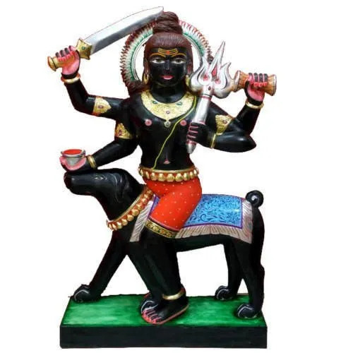 Black Marble Kaalbhairav Statue