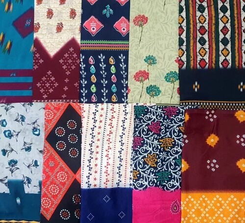 Cotton Printed Patiala Dupatta - Floral Print Maheshwari Cotton, Multi Color, Washable, All Season Wear, Perfect for Stylish Layering