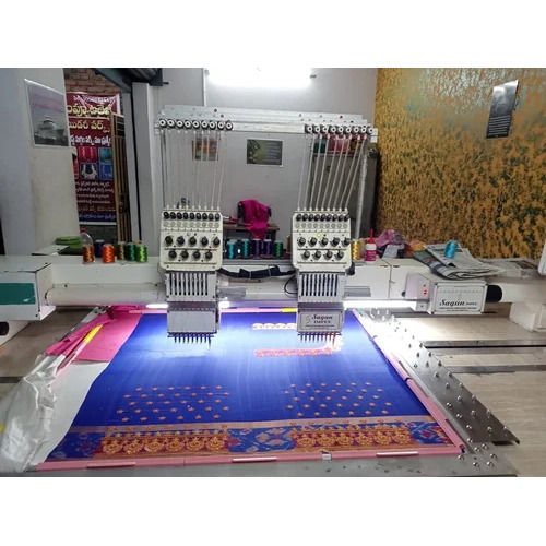 Double Head Computerized Embroidery Machine