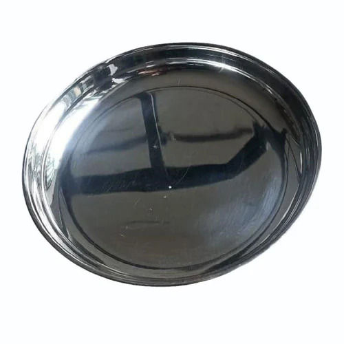 8 Inch Stainless Steel Serving Plates