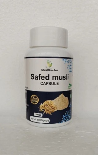 Ayurvedic Natural Safed Musli Capsules 500 mg