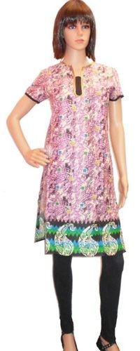 Cambric Half Sleeve Kurti