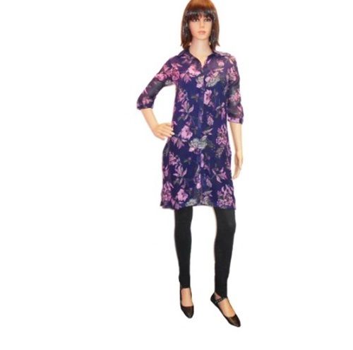 Casual Printed Georgette Kurti