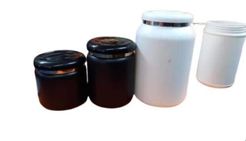 Plain Plastic Jar - New Condition, Leak Resistant, Light Weight Design, Available in Various Sizes and Colors