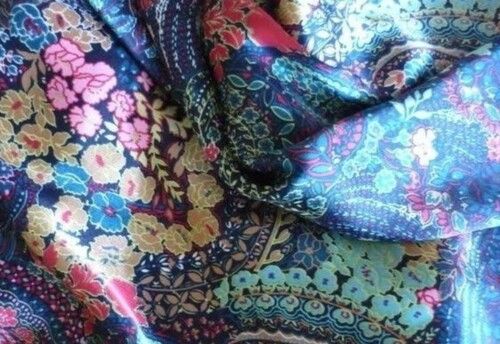 Satin Printed Garment Fabrics