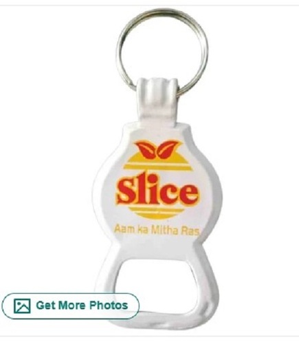 Customized Plastic Bottle Opener Keychain - Metal Construction, Light Weight, Various Colors | Ideal for Gifting, Indian Professional Style