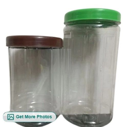 Hdpe Plastic Jar Set - Color: Transparent