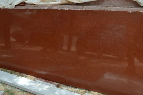 Lakha Red Granite Stone Slabs - 16mm Polished Finish, Scratch Resistant , Durable for Flooring Applications