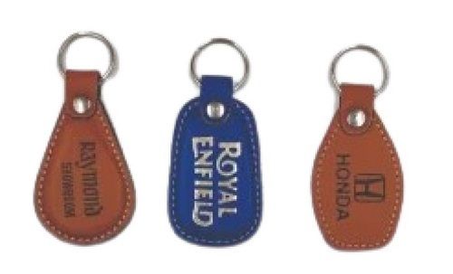 Leather And Acrylic Key Rings