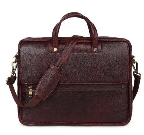 Leather Bag - Genuine Leather, Various Sizes and Colors | Easy to Carry, High Weight Bearing Capacity, Spacious with Plain Design