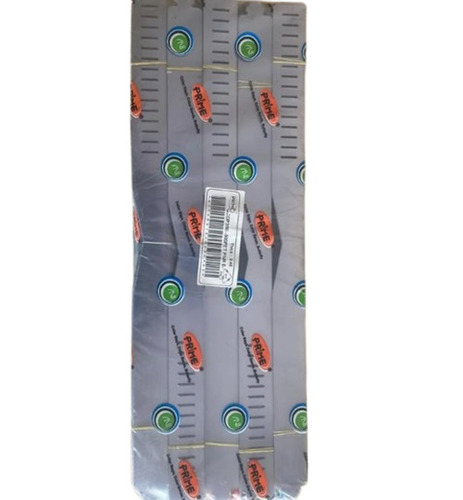 Plastic Collar Stay - Plastic 12x2 Inches Grey Printed Design | Versatile Collar Support Durable Material Ideal for Styling and Fit