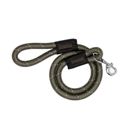 Rope Leash - Nylon or Polyester Multiple Colors | Weather-Resistant Reflective Stitching Padded Handle