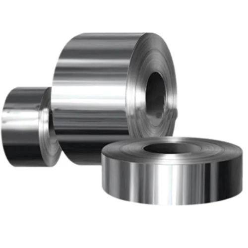 SAE 430 Stainless Steel Coils - Durable, Rust Free, High Strength | Industrial Applications, Silver and Grey Strip Shape