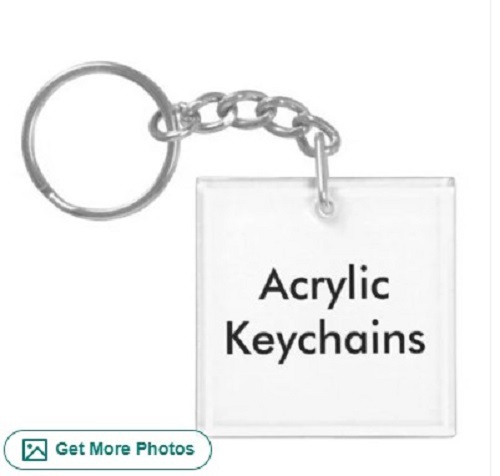 Square Acrylic Keychain