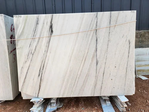 White Kitchen Countertop Granite Slab