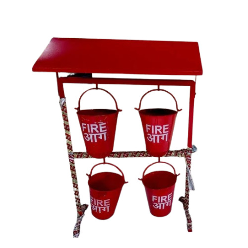 4 Fire Bucket Stand