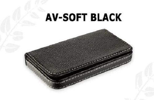 Black Pu Leather Card Holder