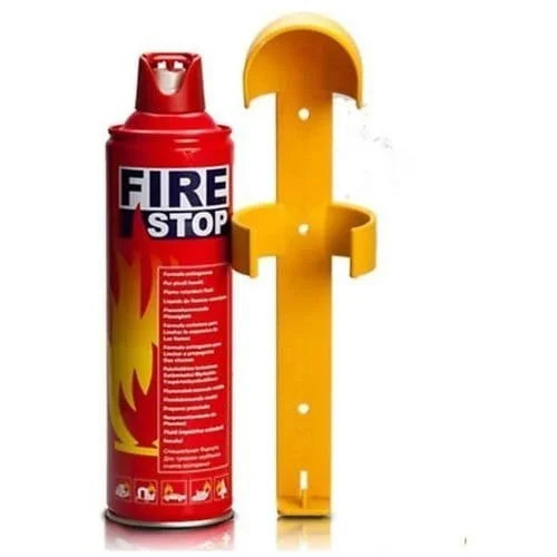 Car Fire Extinguisher - 0.5 Kg Capacity Portable Design for Type A B C Fires | Red Color Ideal for Vehicle Fire Safety