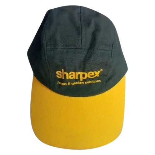 Fancy Printed Promotional Cap - Cotton Material, Sizes S-XL | Customized Design, Unisex, Yellow and Green Color