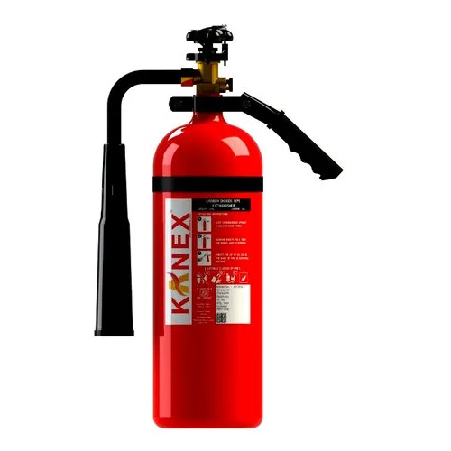 Kanex ABC Dry Powder Fire Extinguisher - 6 Kg Capacity, Red Color, Portable Design for Industrial Use | Class A, B, C Fire Safety Solution