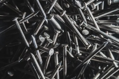 Mild Steel Nails - 2.5 Inch Round, Grey Color | Durable, Fine Finish, Long Lasting, Polished Surface
