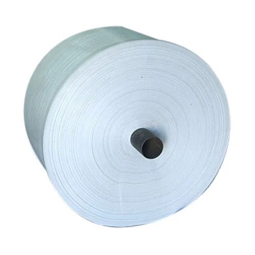 Polypropylene Woven Fabric - 50-100 GSM, Plain Design , Very Good Quality White Roll