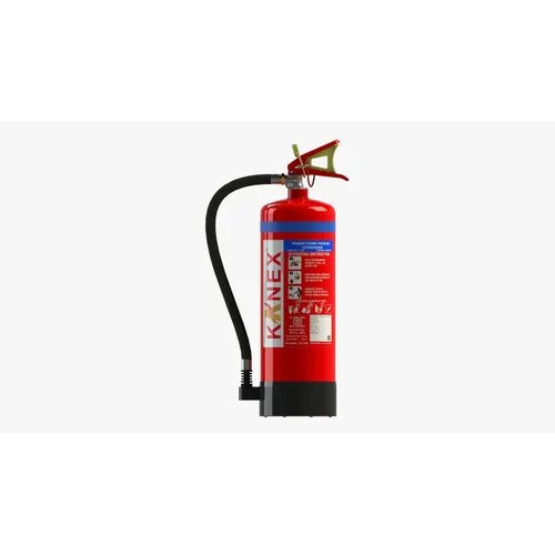 Portable Fire Extinguisher - 4 Kg Dry Powder, Class D Fire Safety Device | Mild Steel, Red Color, Suitable for Industrial, Hospital, Mall Use