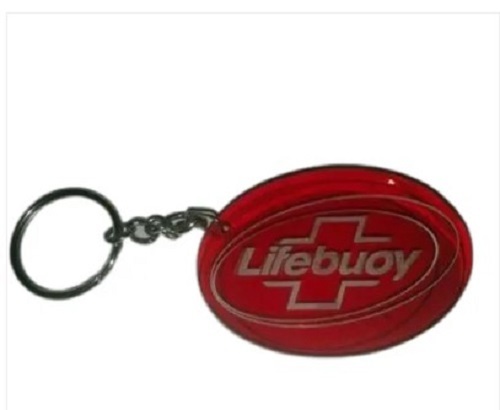 Red Acrylic Keychain