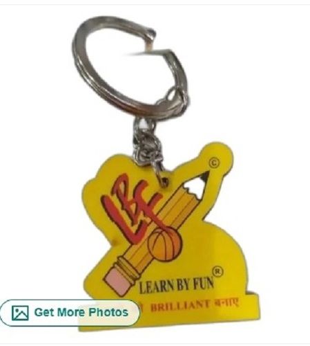 Yellow Acrylic Keychain