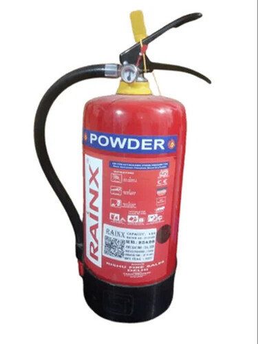 ABC Type Fire Extinguisher - MS, 4 Kg Capacity, Red | Industrial & Hospital Application, Dry Powder, 15 Sec Discharge Time, 6 m Range