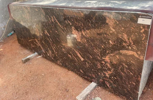 Brown Polished Granite Slab