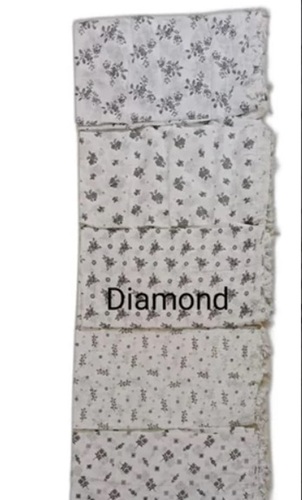 Diamond Cotton Dupatta - Pattern-Printed Maheshwari Cotton Machine Washable All-Season Versatility Available in Multiple Colors