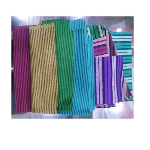 Fancy Sinker Fabric - Striped Sinker Material, Multicolor | Washable, Ideal for Garments, Machine Wash Compatible