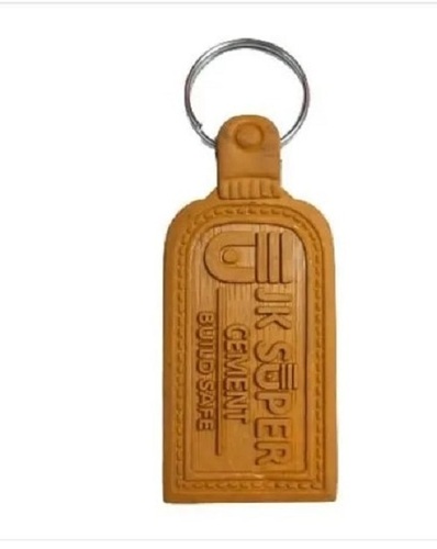 Glossy Finish Rectangular Rubber Keychain - Rubber Material, Rectangular Shape, Various Color Options | Professional Style, Indian Design