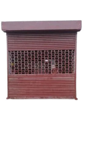 Grill Type Shutter - Stainless Steel & Mild Steel, Motorized with Push Button and Remote Control, Painted Finish