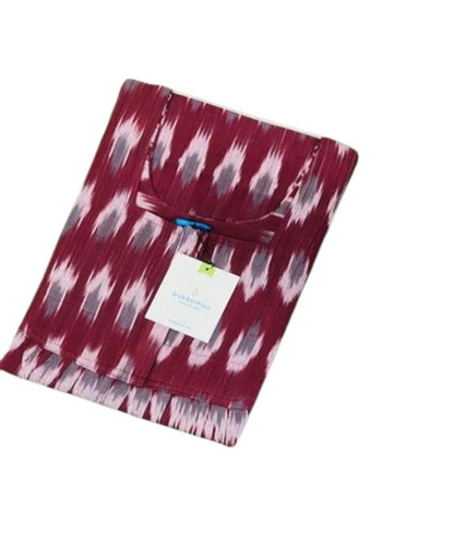 Maroon Cotton Nighty