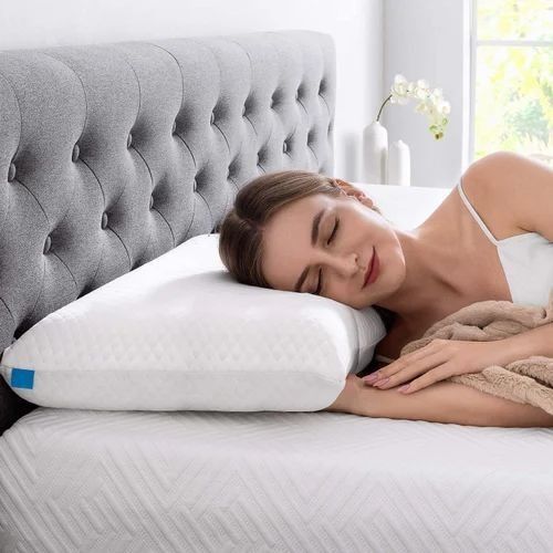 Memory Foam Pillow - 100% Premium Memory Foam, 11x11x2 Centimeters , Long-lasting Comfort and Support, Pressure Relief for Neck Pain