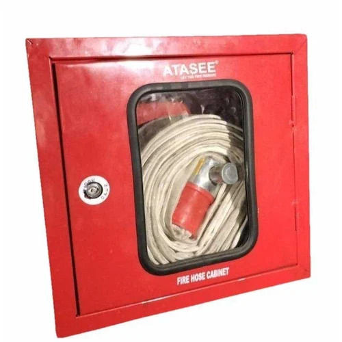 Red Single Door Fire Hose Box at 2500.00 INR in Solan | Ekomkar Fire ...