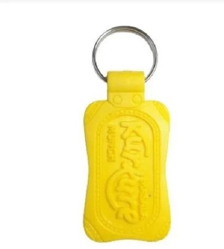 Yellow Color Promotional HD Plastic Keychain - Plastic Material, Lightweight Design, Fancy Appearance, Easy to Clean | Various Colors, Tested on Quality Standards, Ideal for Gifting