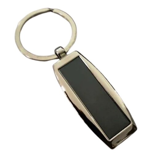 Black Metal Keychain - Metal, Lightweight, Black and Silver | Fancy Appearance, Easy to Clean, Indian Professional Style, Perfect for Gifting